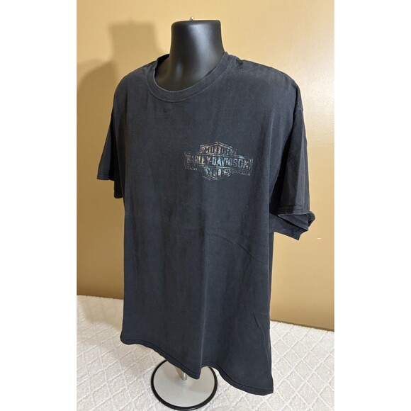Harley Davidson Ehlerdings River City New Haven Indiana 2 Sided Tee Men’s XL - Picture 4 of 14